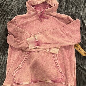 Paperbacks Mauve Hooded Sweatshirt Size L